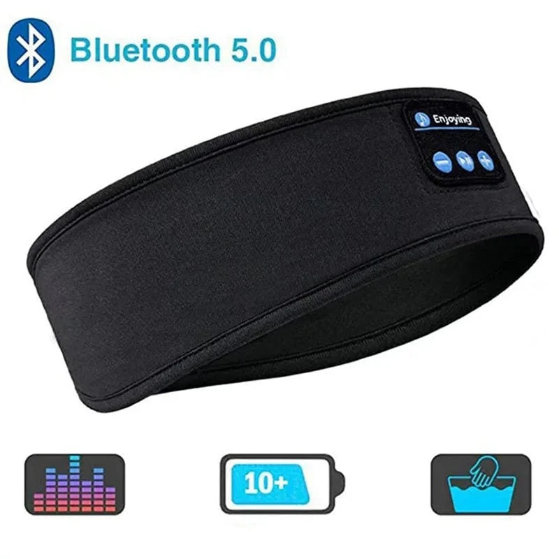 Faixa com Fone Bluetooth para dormir confortável ou práticas esportivas.